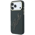 Karl Lagerfeld IML Big Signature Resin Metal Frame dėklas iPhone 18 Pro Max / 17 Pro Max juodas Karl Lagerfeld IML Big Signature Resin Metal Frame dėklas iPhone 18 Pro Max / 17 Pro Max juodas