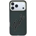 Karl Lagerfeld IML Big Signature Resin Metal Frame dėklas iPhone 18 Pro Max / 17 Pro Max juodas Karl Lagerfeld IML Big Signature Resin Metal Frame dėklas iPhone 18 Pro Max / 17 Pro Max juodas
