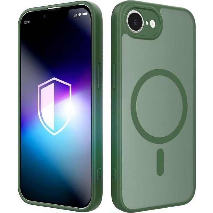 3mk Misty MagCase Žalias - Apple iPhone 16E/ iPhone 17E (5903108759977)