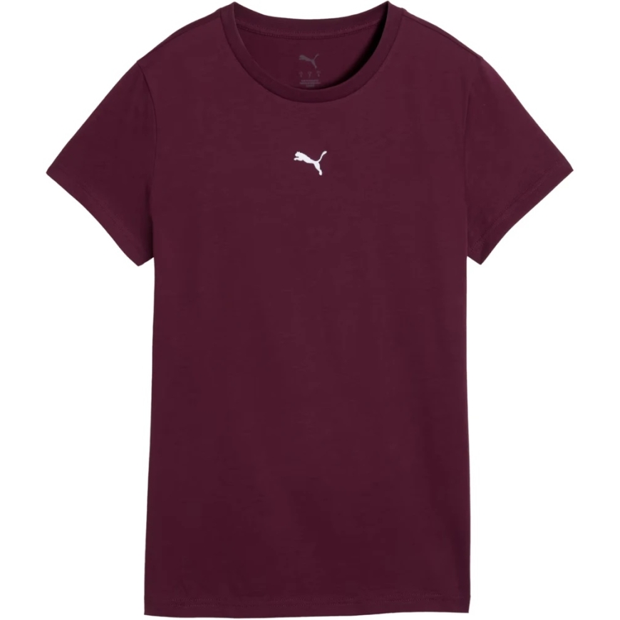 Sieviešu Puma Ess Centered Cat Logo T-krekls bordo krāsā 692916 24 (2XL) – 2