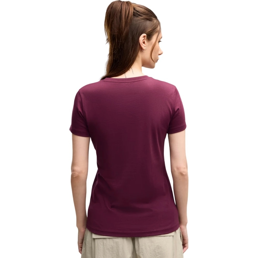 Women's Puma Ess Centered Cat Logo Tee in Burgundy Color 692916 24 (2XL) – 3