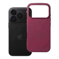 Case for iPhone 18 Pro / 17 Pro Silicone burgundy