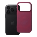 Dėklas iPhone 18 Pro / 17 Pro silikono burgundiška Dėklas iPhone 18 Pro / 17 Pro silikono burgundiška