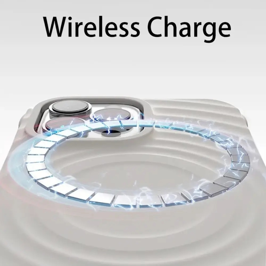 Tel Protect Wave Magsafe dėklas Samsung Galaxy S24 Plus pilkas spalvos – 5