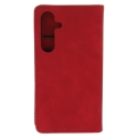 Smart Suede case for Samsung Galaxy S25 red Smart Suede case for Samsung Galaxy S25 red
