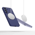 Tech-Protect Silicone telefono dėklas su MagSafe palaikymu Samsung Galaxy S26 (S942) violetinis