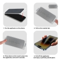 Tempered Glass Full Glue Privacy Easy-Stick Box for IPHONE 16 PRO/17 BLACK
