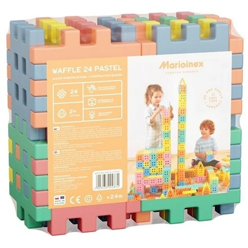 Marioinex Konstrukciju kuba 24 pasteļto 909874