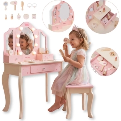 Milly Mally puzle 77100 Karalienes kosmētikas galdiņš Rozā