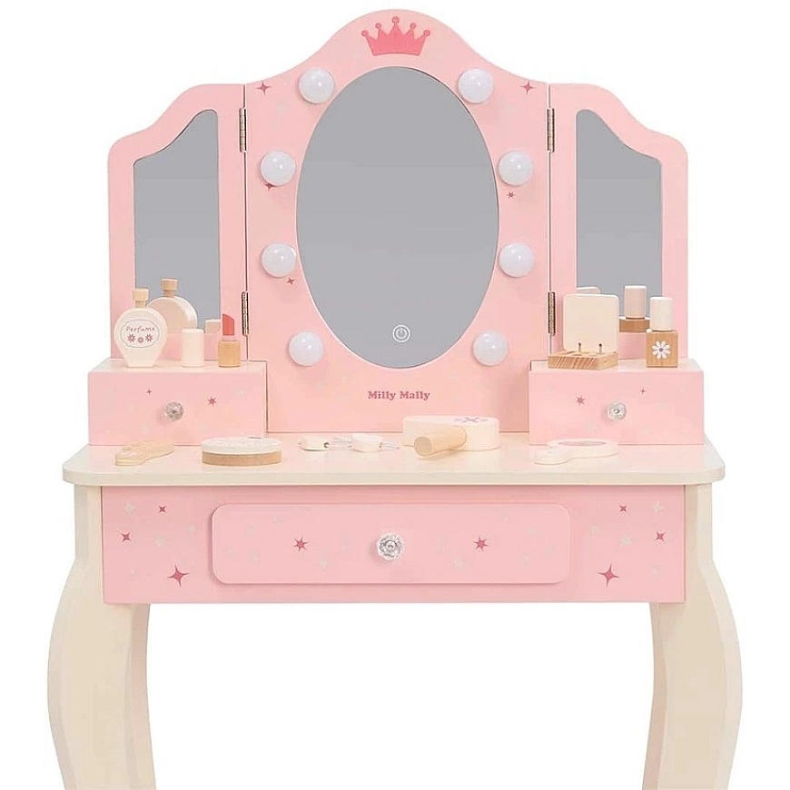 Milly Mally Puzzle 77100 Queen Dressing Table Pink – 4