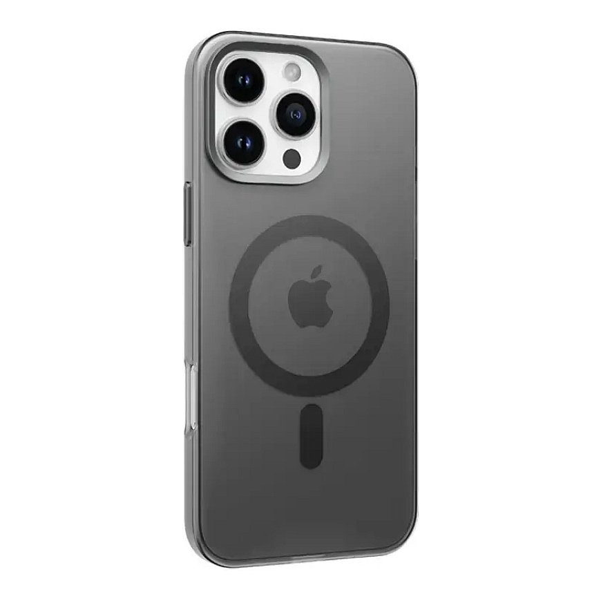 Rock Matte Series -puhelimen suojakuori iPhone 16 Pro Max musta