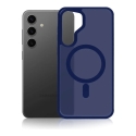 3mk Smoke MagCase чехол с поддержкой MagSafe для телефона Samsung Galaxy S24 (S921) синий 3mk Smoke MagCase чехол с поддержкой MagSafe для телефона Samsung Galaxy S24 (S921) синий