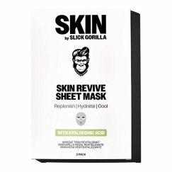 Slick Gorilla Skin Revive lakštinė kaukė 3 vnt.