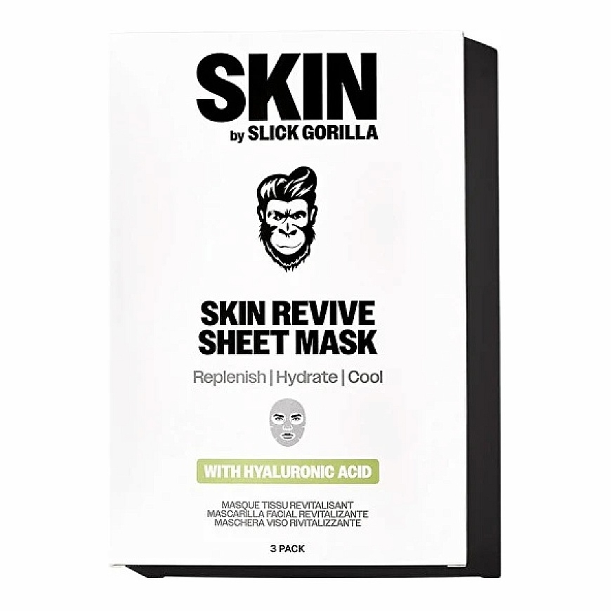 Slick Gorilla Skin Revive lehtmask 3 tk.