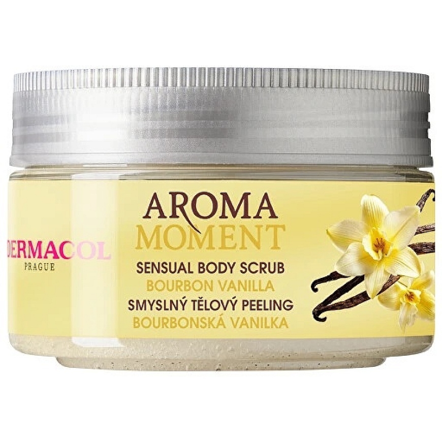 Dermacol Aroma Moment ķermeņa skrubis ar vaniļas un burbona eļļu 200 g