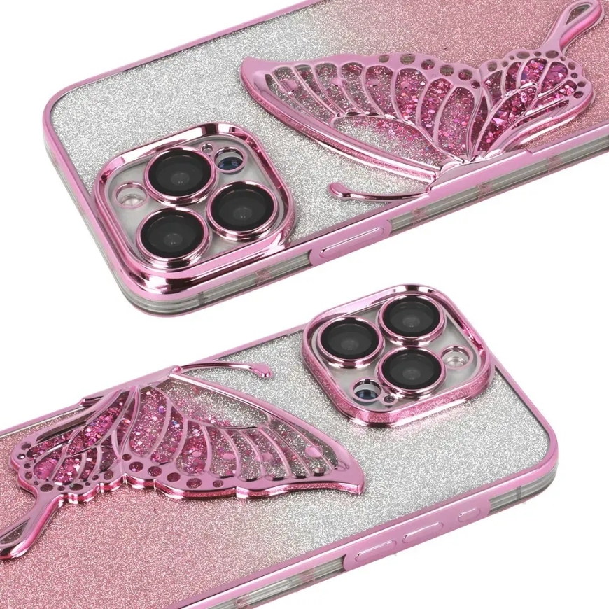 Tel Protect Butterfly Water telefoni ümbris iPhone 13 Pro roosa – 4