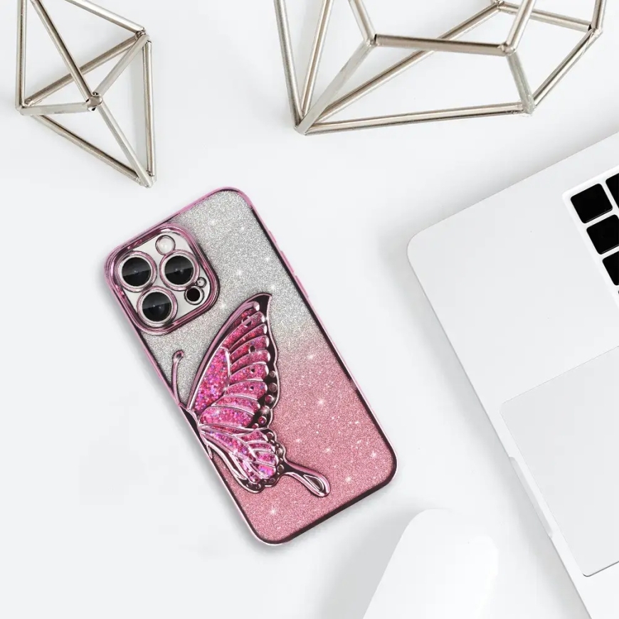 Tel Protect Butterfly Water telefoni ümbris iPhone 13 Pro roosa – 5