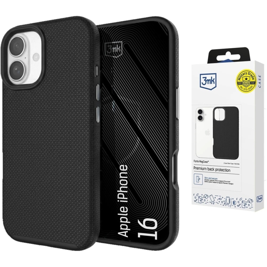 3Mk Kate kaitse 3mk Fortis MagCase iPhone 16 - must – 3