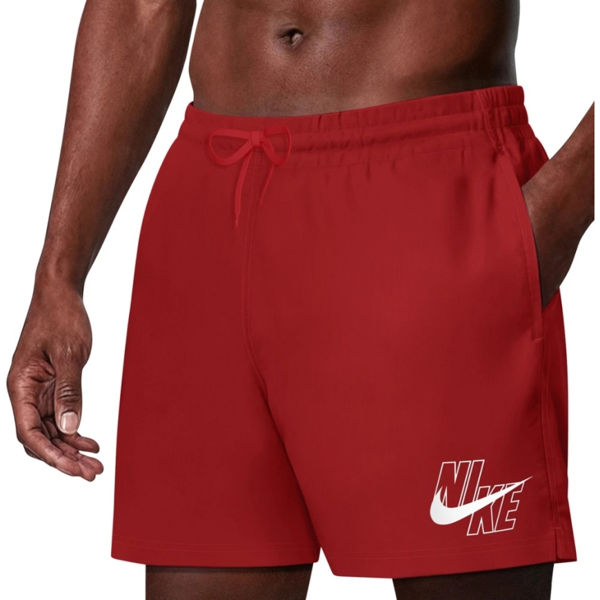 Шорты для купания Nike Logo Lap 5" Volley красные NESSG574 614 (2XL) – 3
