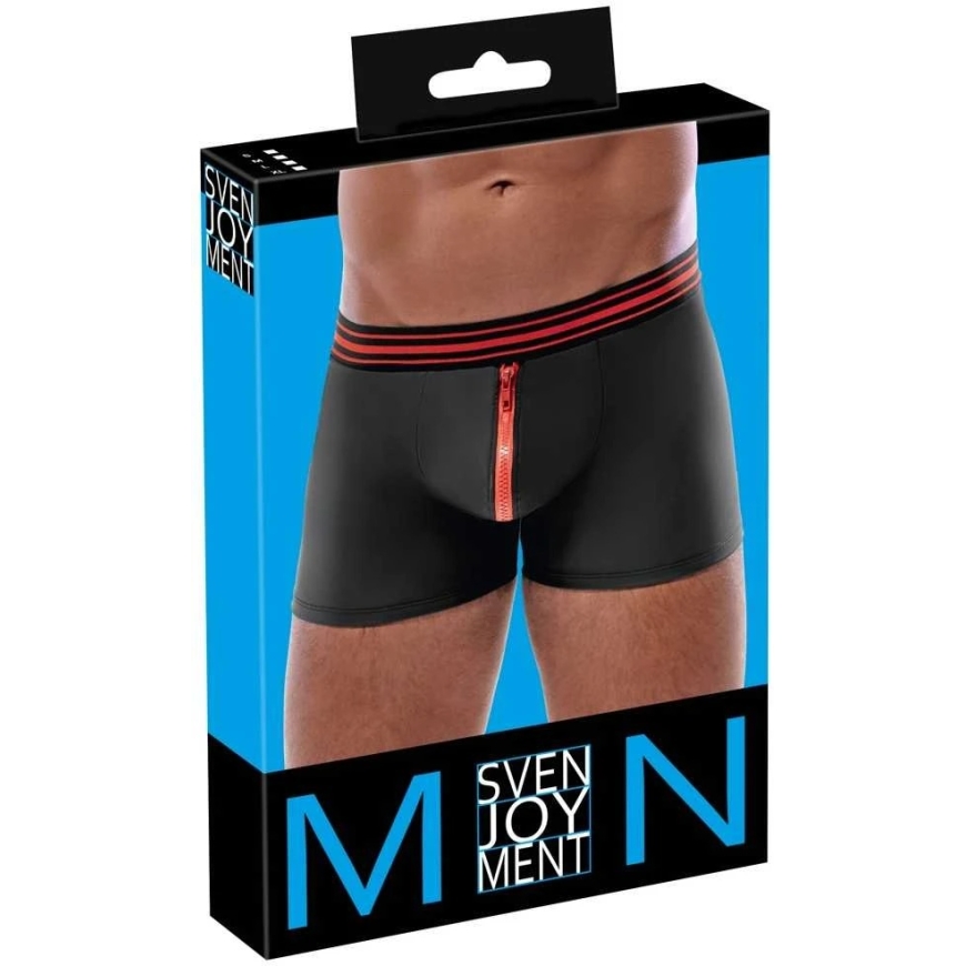 Мужские боксеры Svenjoyment черный/красный S