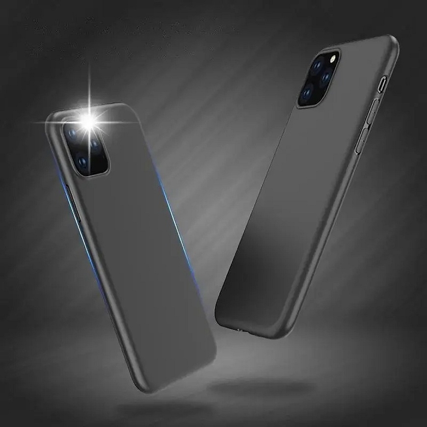 Gel flexible phone case for iPhone 15 Plus black – 5