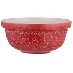 Keramiska bļoda 21 cm 1,1L DECK THE HALLS Sarkana / Mason Cash