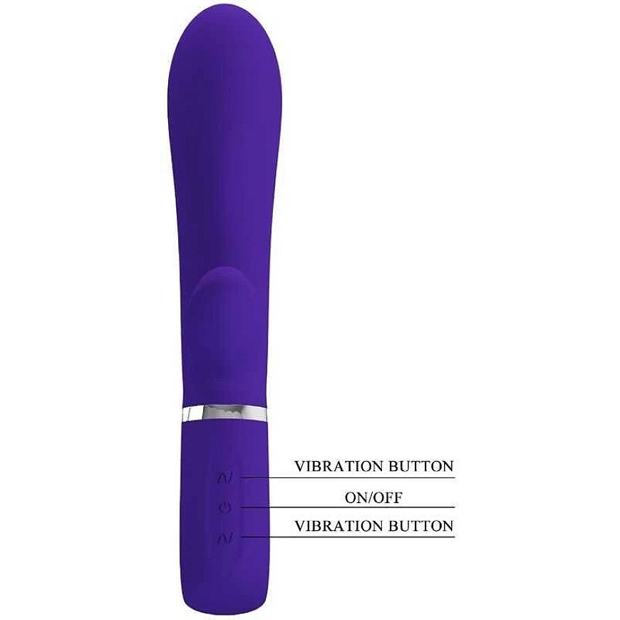 Pretty Love Flirtation PRETTY LOVE - THOMAS daudzfunkcionāls G punktu vibrators violetā krāsā