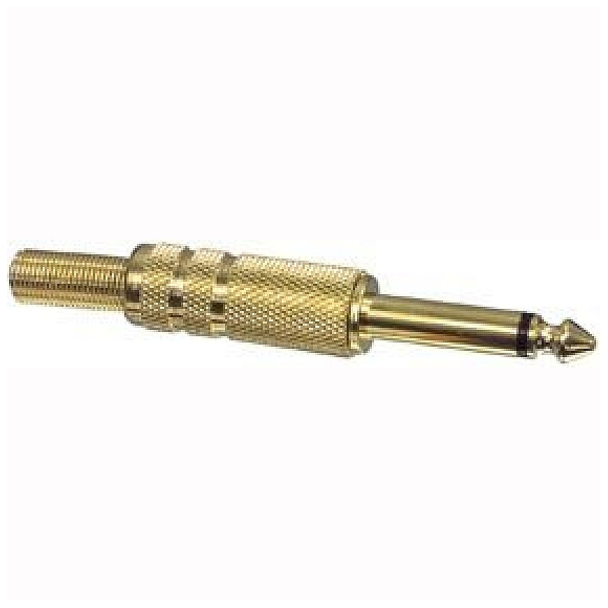 Liitin 6.3 mm AU/CX-6.3M-M-G (5410329287740)