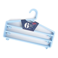 Apģērbu pakaramais plastmasas 36x25cm 6gb zils