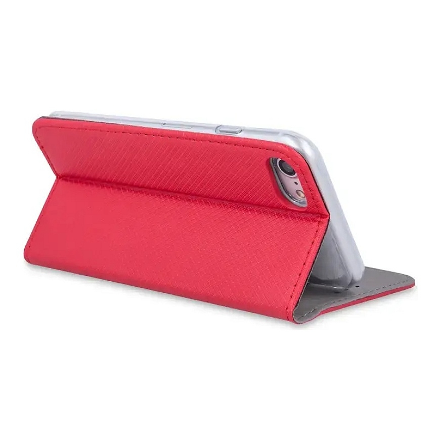 Smart Magnet case for Motorola Moto G75 red – 4