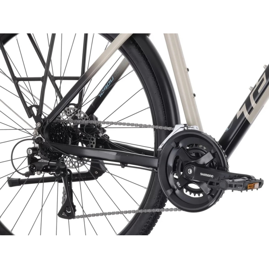 Dviratis Tabou Flow 2 EQ juodas-pilkas-M / 19" (Dydis: M / 19") – 2