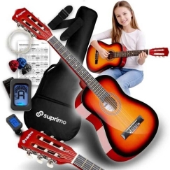 Carruzzo SUPRIMO JRC SET SB classical guitar 1/4 sunbeam