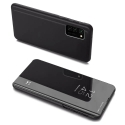 Clear View grāmatveida maciņš telefonam Samsung Galaxy A03s (A037) melns
