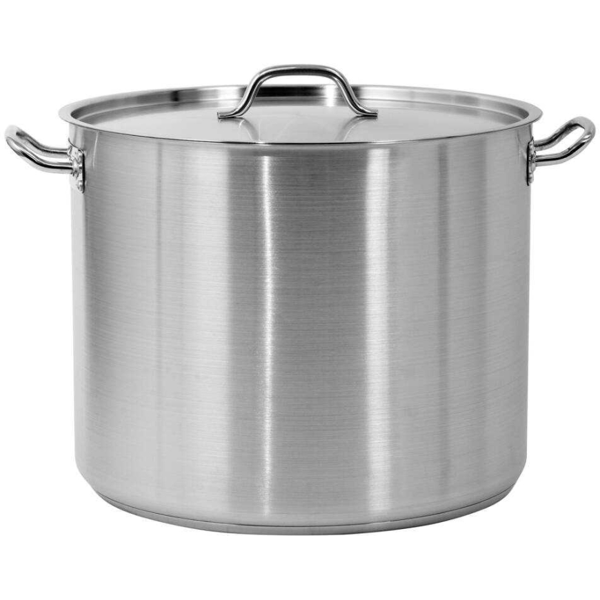 Yato Large Stainless Steel Pot with Lid 45x36 cm 57.3L