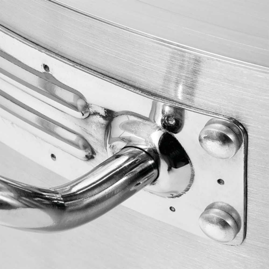 Yato Suuri ruostumattomasta teräksestä valmistettu kattila kannella 45x36 cm 57.3L – 3