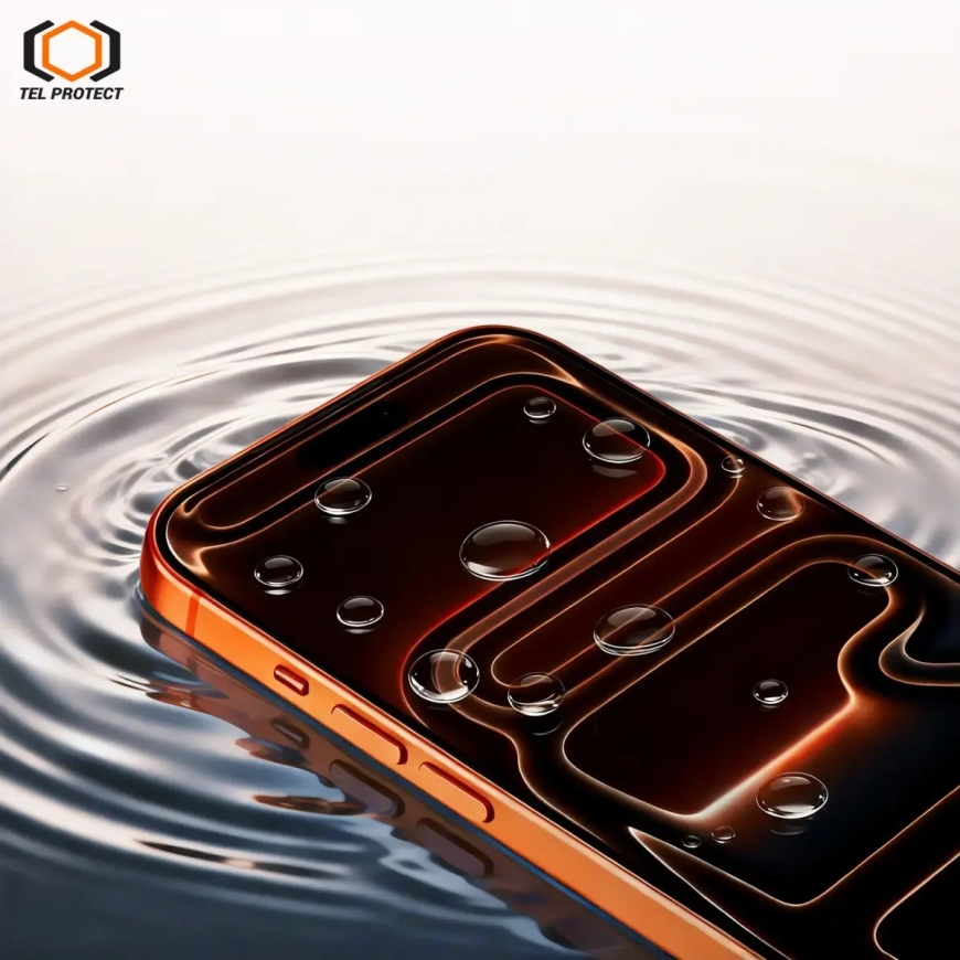 Tel Protect Dust-Free Easy Fit Full Glue 6D grūdintas apsauginis stiklas telefonui iPhone 17 Pro Max (2 vnt.) – 5