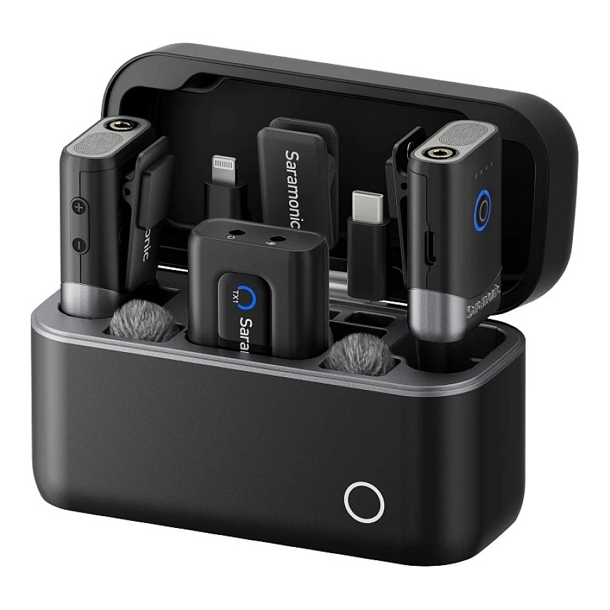 Wireless Microphone System - Saramonic Mix Audio Transmission Kit, Black – 3
