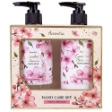 Accentra Cherry Blossom Essential Botanical Hand Care Set - Gift Set with Pump Accentra Cherry Blossom Essential Botanical Hand Care Set - Gift Set with Pump