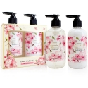 Accentra Cherry Blossom Essential Botanical Hand Care Set - Gift Set with Pump Accentra Cherry Blossom Essential Botanical Hand Care Set - Gift Set with Pump