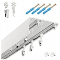 Decastyl Aluminum Mounting Rail White Single MS ZERO 300 CM Set Żabka Kowalski Decastyl Aluminum Mounting Rail White Single MS ZERO 300 CM Set Żabka Kowalski