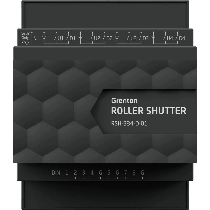GRENTON roller controller x4, DIN, TF-Bus