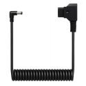 External Battery Cable - Newell D-Tap – DC 5.5 × 2.5 mm, 90 cm Spiral Cable
