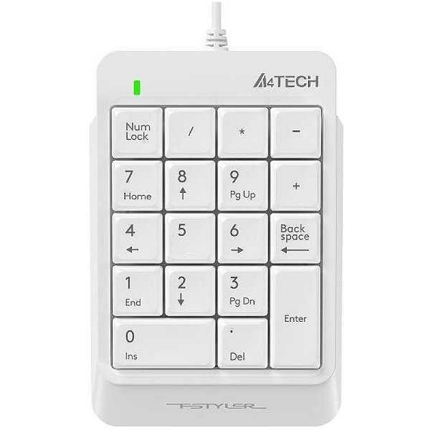 A4Tech FStyler FK13P wired numeric keyboard (USB) white