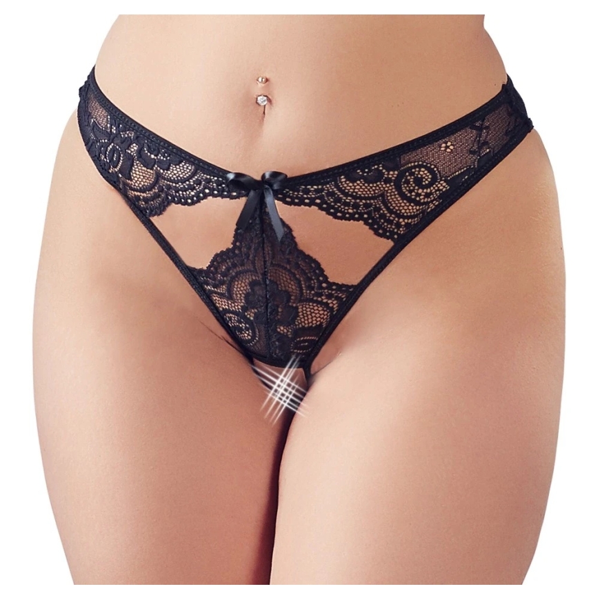 Noxqse Crotchless Briefs black L – 3