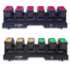 EVOLIGHTS 6 CANNON valosäteen efekti 6 päällä