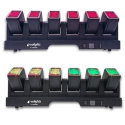 EVOLIGHTS 6 CANNON gaismas starojuma efekts ar 6 galvām EVOLIGHTS 6 CANNON gaismas starojuma efekts ar 6 galvām