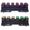 EVOLIGHTS 6 CANNON gaismas starojuma efekts ar 6 galvām EVOLIGHTS 6 CANNON gaismas starojuma efekts ar 6 galvām