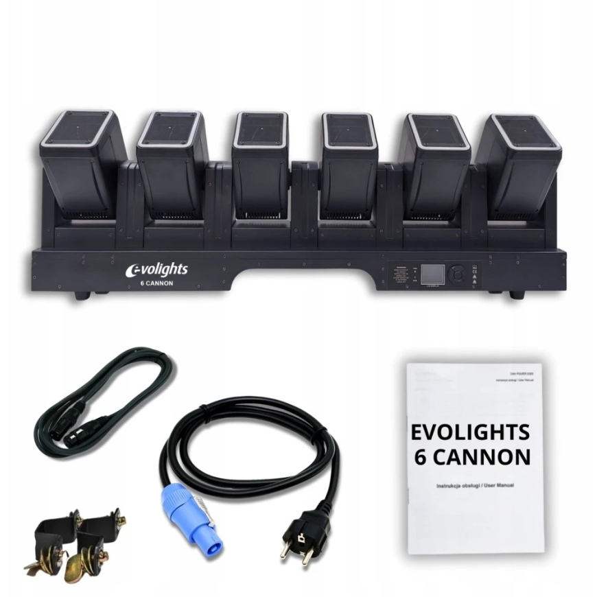 EVOLIGHTS 6 CANNON valosäteen efekti 6 päällä – 3