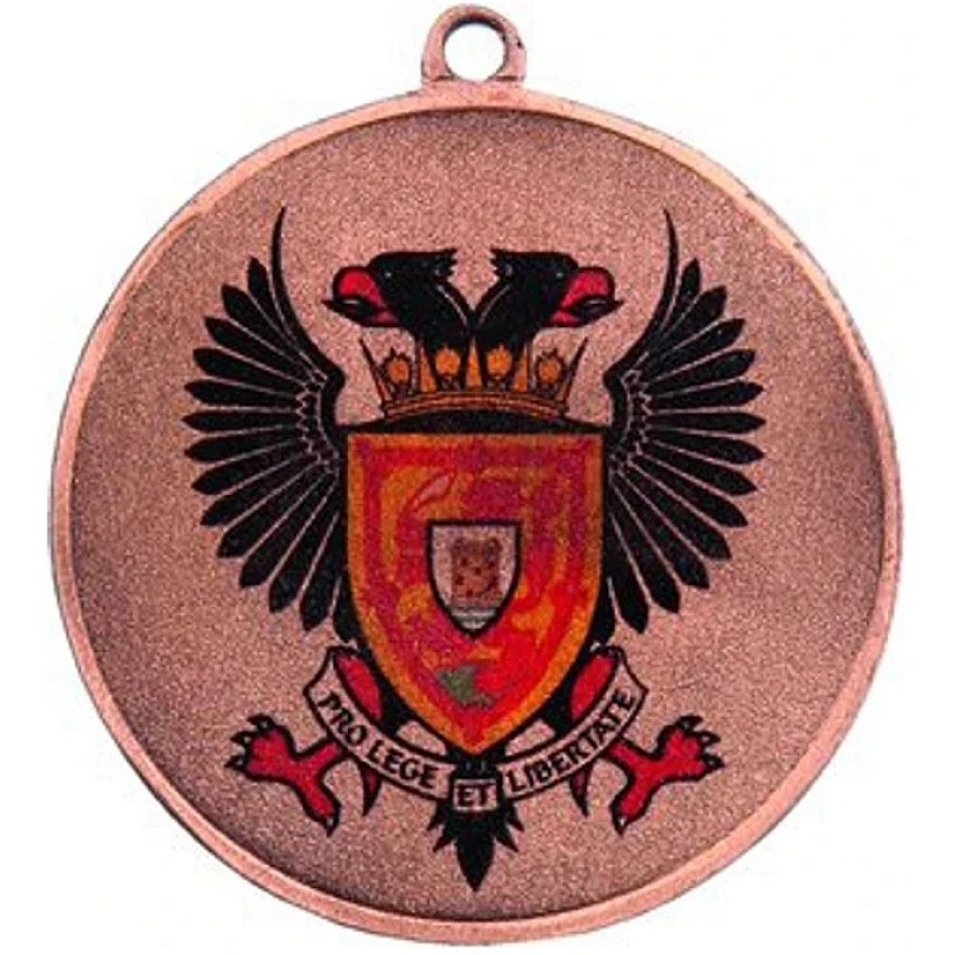 Tryumf Bronze Medal with Place for Emblem 50 mm - Steel Medal with Luxury Reactive Print – 4