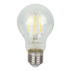 LED-lamppu E27 4W 2700K 480lm 220-240V FILAMENT A60 GLOBE LED line LITE